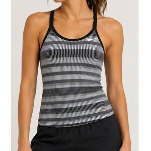 Nike Dri-FIT Striped Racerback Tank Top Small Athletic Workout Top